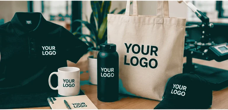 Bedrijfskleding en gadgets met logo